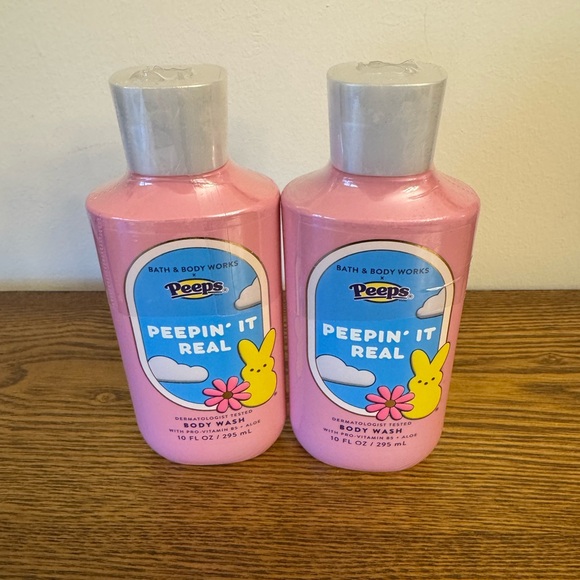 Bath & Body Works Other - NEW Bath & Body Works x PEEPS Peepin' It Real Body Wash Set NWT